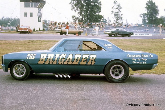 vintage photo from Jake Brill Tri-City Dragway, Freeland